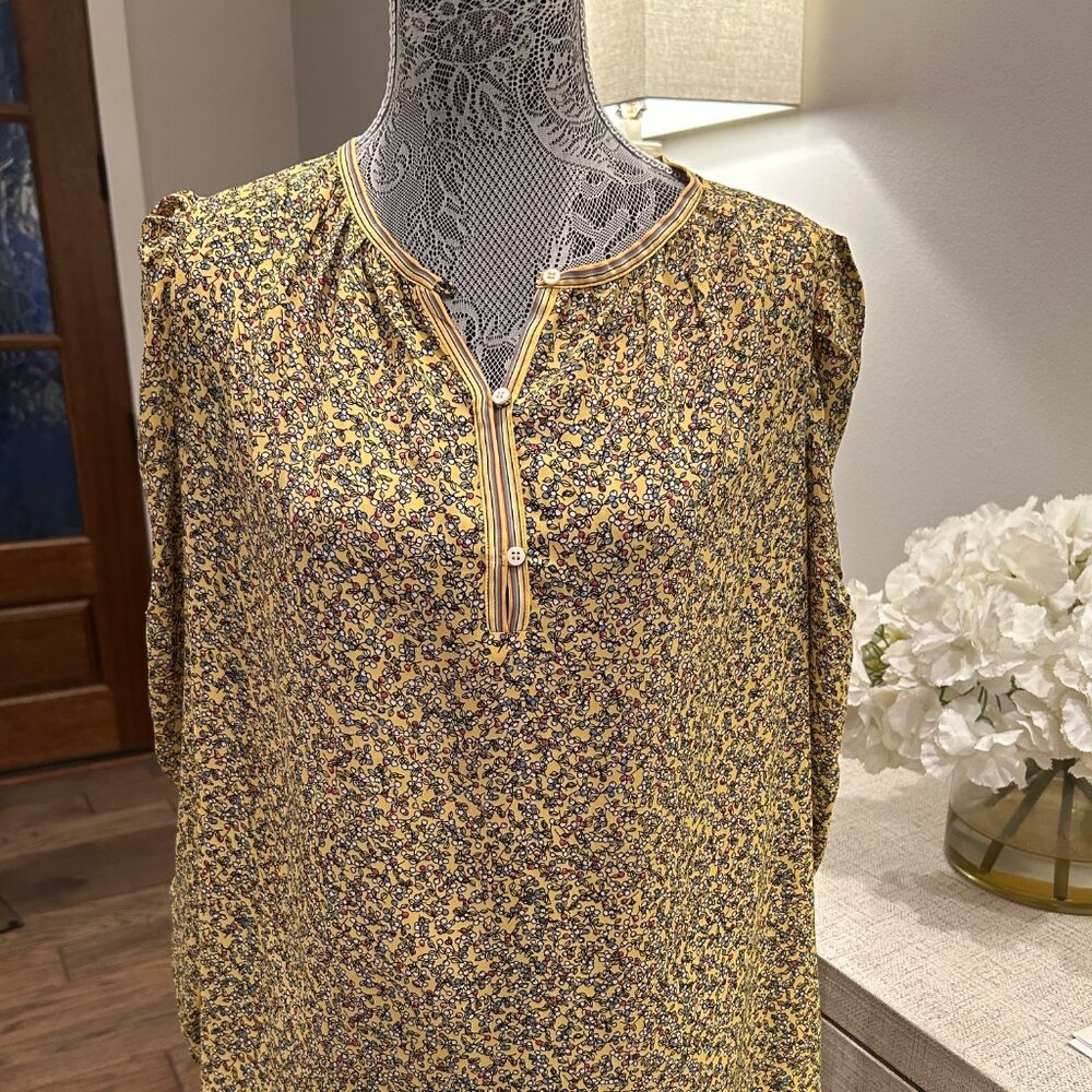 Max Studio Yellow Floral Bohemian - Picture 3 of 7